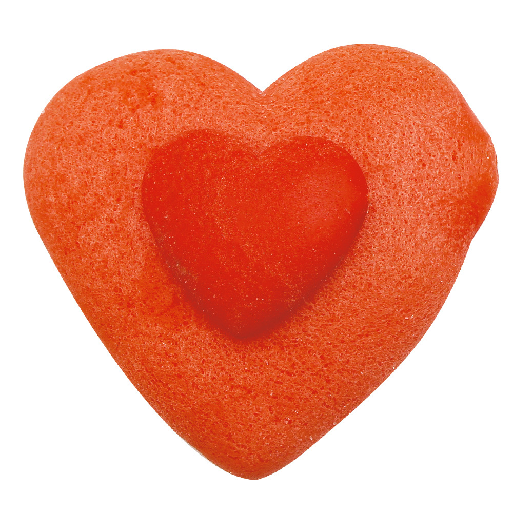 爱心造型膨胀/遇水可以泡大/史莱姆配件白底实物图