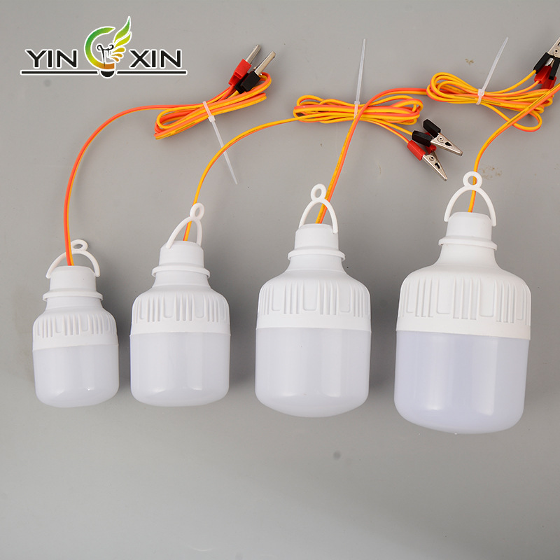 LED灯泡/家用照明球泡灯/夜钓野营低压便携式地摊灯产品图
