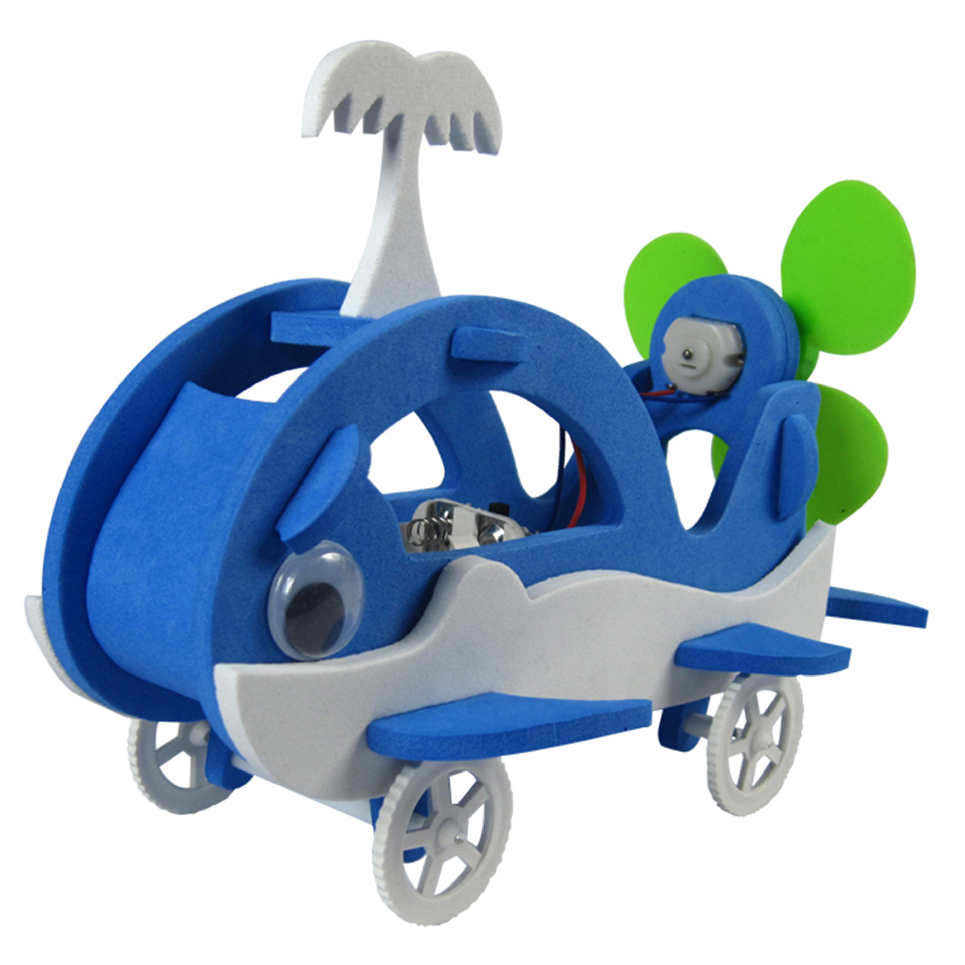 The Prince of the Sea EVA Assembly orca Robot Amphibious wheel Technology Small model ship