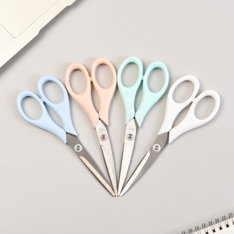 Manufacturers directly for office paper-cutting manual scissors stainless steel scissors large size small student stationery household small scissors Application Scenario
