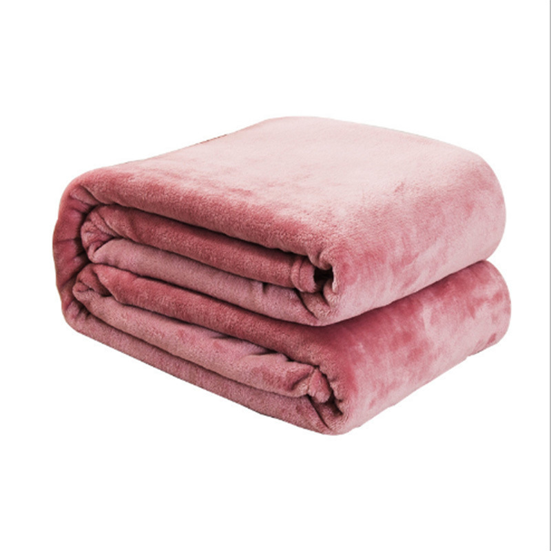 Flannel Blanket Coral Velvet Blanket Gift In Stock Air Conditioning Blanket Summer Office Nap Blanket Sofa Cover Blanket Item Picture