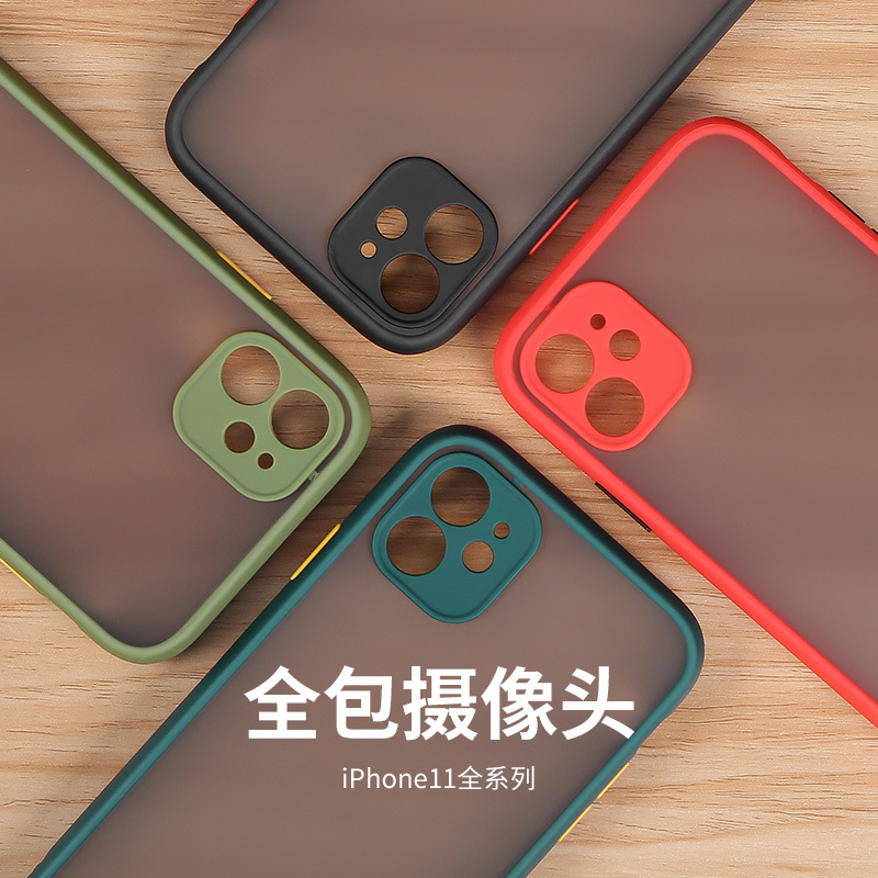For Apple 14 Phone Case Iphone11 Transparent Pro Max/12/Xr Frosted X Set 13Pro Color Contrast 13