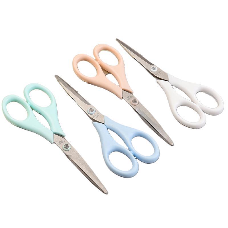 Home scissors office paper-cutting handmade stainless steel scissors large size small student stationery home small scissors office Item Picture