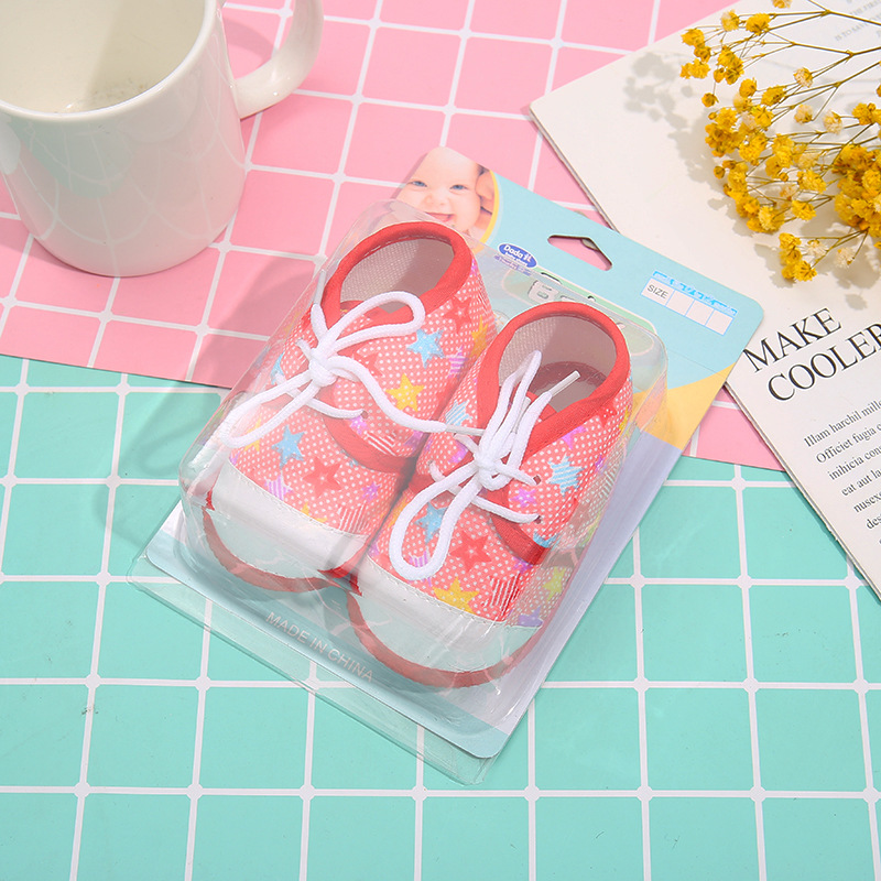 Self-Produced And Self-Marketed Lace-Up Toe Protection Lightweight Breathable Men's And Women's Baby Shoes Soft Soles Non-Slip Baby Shoes Toddler Shoes details Picture