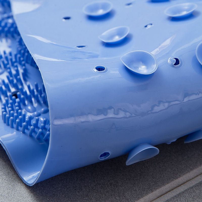 浴室防滑地垫/卫浴防滑垫/pvc地垫白底实物图