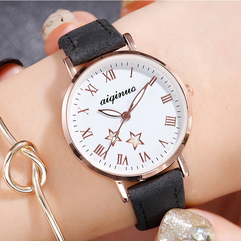 女生石英表少女夜光闺蜜韩版简约防水潮流复古电子手表现货淘货源