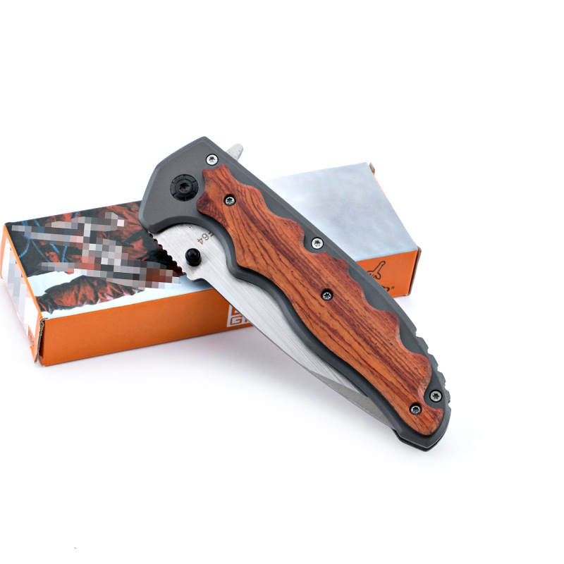 Outdoor folding knife, portable camping survival knife, high-hardness multi-functional small knife, wilderness survival folding knife, self-defense tool Item Picture