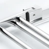 Factory direct sales of 304 stainless steel towel racks, folding hotel bathroom storage racks, perforated towel racks, bath towel racks Specification image