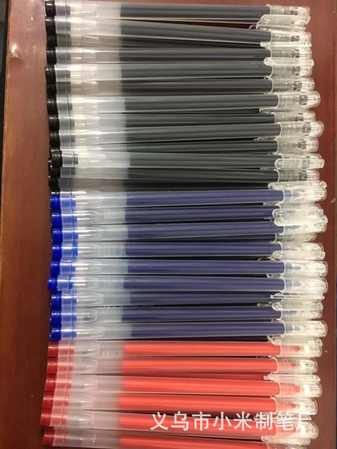 大容量巨能写水笔0.5mm全针管学生用笔办公签字笔黑蓝红中性笔详情图5