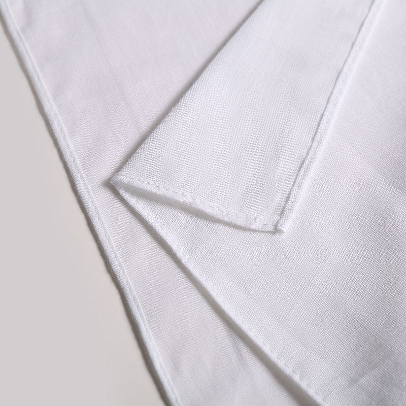 Pure Cotton White Handkerchief 50Cm White Square Scarf Bandana Sweattowel Tie Dye Printing Manual Diy Factory Wholesale Specification drawing
