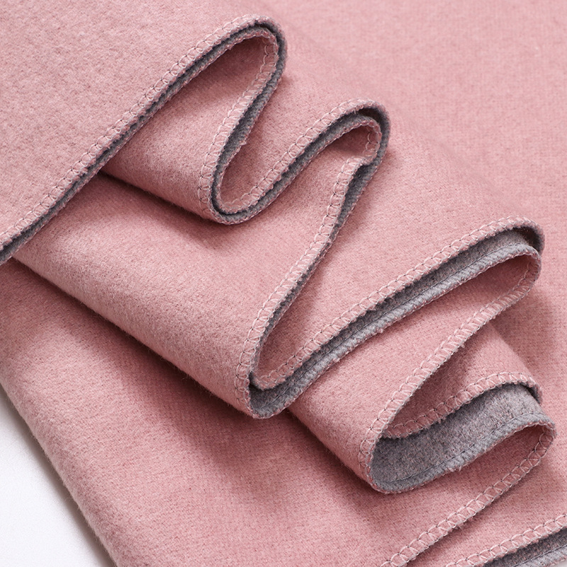 Cashmere Scarf Women's Winter Thickened Warm Two-Color Double-Sided Scarf Autumn Winter 2024 New Men's Wool Scarf Application Scenario