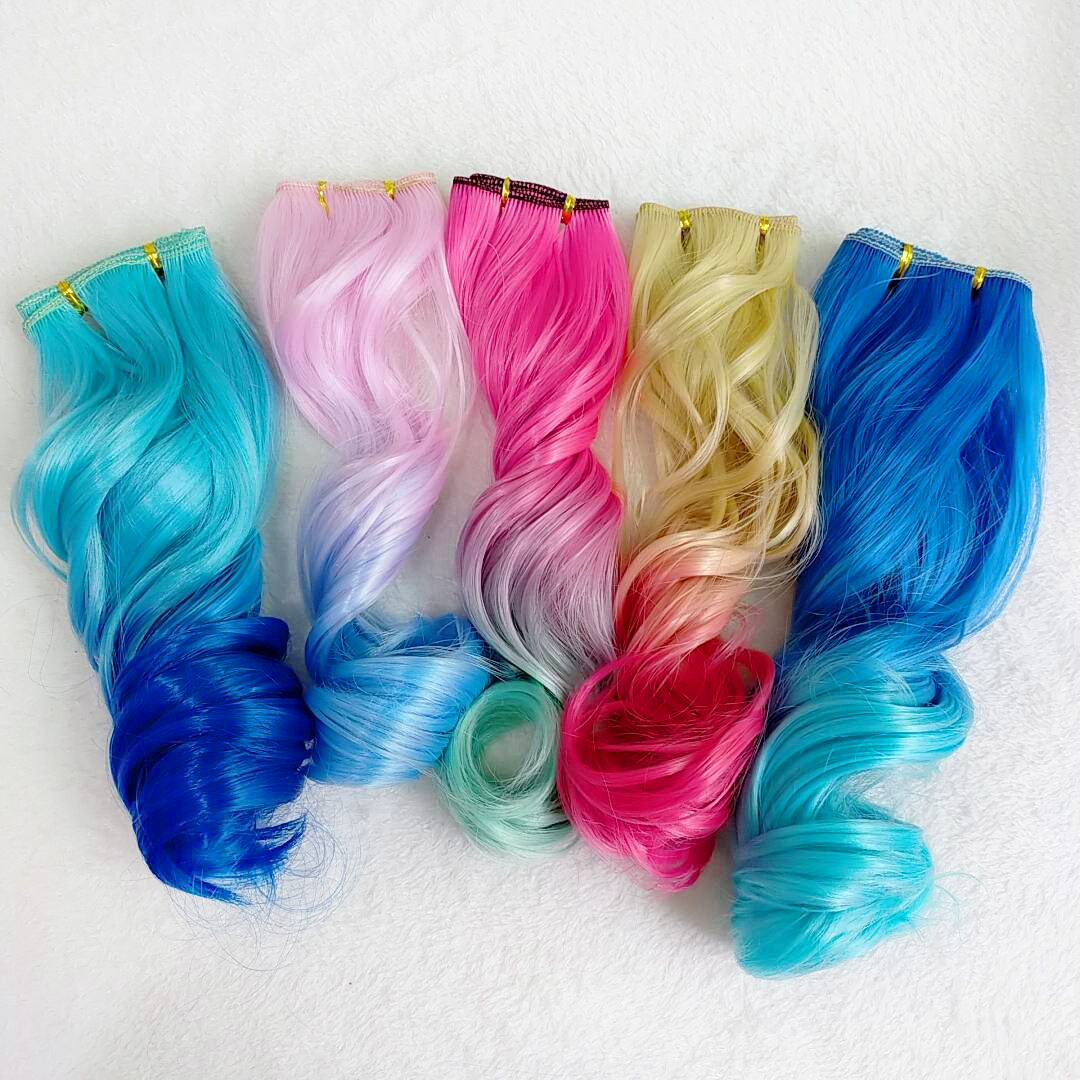 Original style gradual twist hairpiece hand-made children's hair accessories DIYbjd doll hairpiece diy high temperature silk hair piece Application Scenario