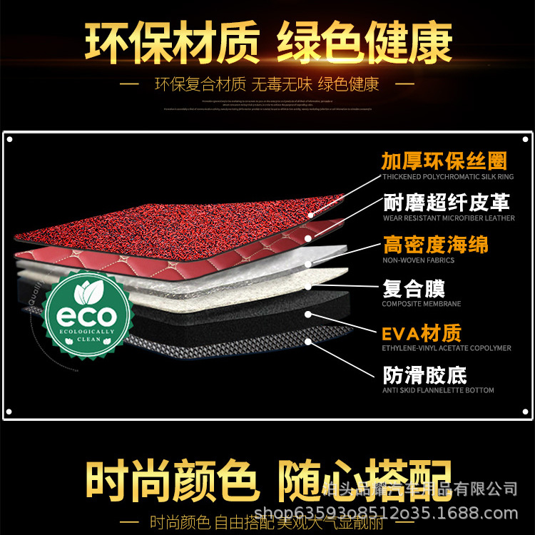 A Wholesale Truck Full Encircle Foot Mat Hovo Double Silk Floor Mat Platform Mat Automotive Supplies Item Picture