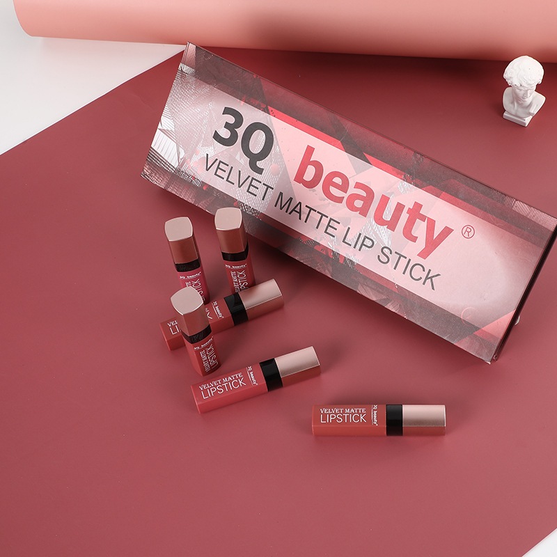 3Q Beauty Cross-Border Europe And The United States 12 Non-Sticky Cup Matte Mist Lipstick Lip Makeup Gift Set Specification drawing