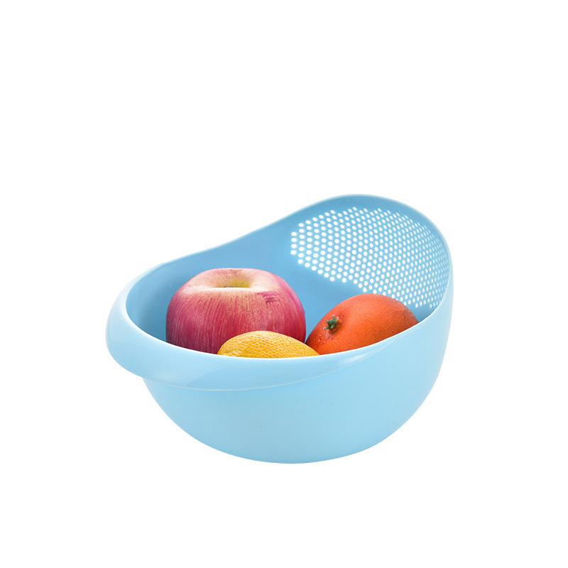 Multi-Functional Rice Washing Machine Vegetable Fruit Basket Drain Washing Basket Home Kitchen Washing Sieve Washing Rice Basin Wholesale Item Picture