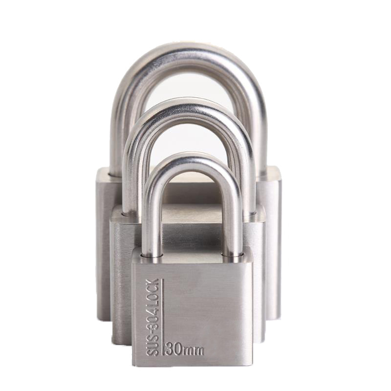 304 Stainless Steel Padlock Industrial Safety Open Size Complete Laser Lettering Manufacturers Direct Heating Sale Application Scenario