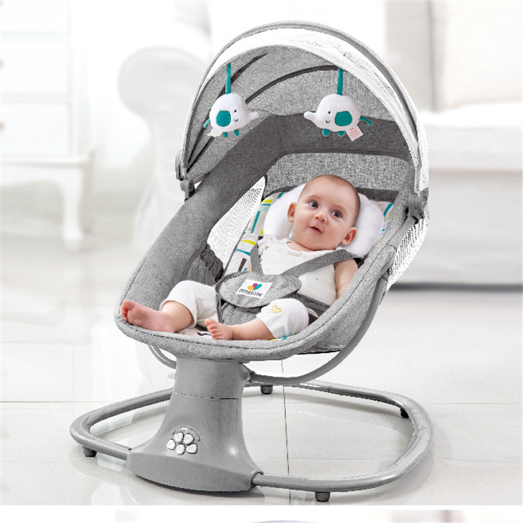 Baby Electric Rocking Chair Baby Sleeping Device Newborn Cradle Bed Child Comfort Chair Recliner 0-3 Years Old
