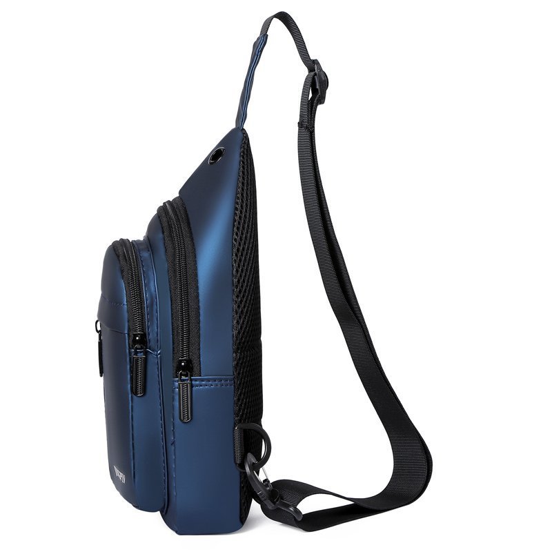 Cross-border new multi-functional sports and casual Chest package, men's single-shoulder bag, crossbody bag, waterproof Chest Package Specification image