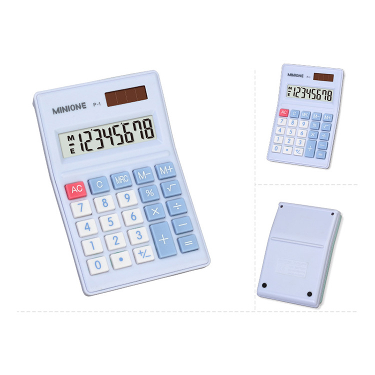 Creative, cute and portable 8-digit ABS plastic calculator, student calculation supplies, street stall arithmetic style Specification image