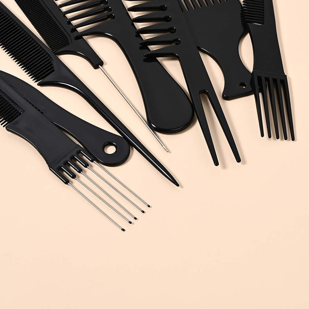 Multi-Style Pointy Tail Comb Comb Set For Exclusive Barbershop Pick Comb Tony Cover Hair Comb Application Scenario