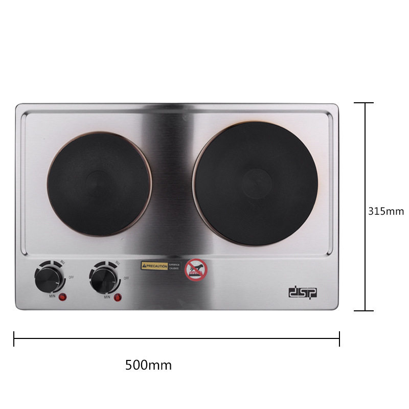 Double-head electric stove embedded high-power stir-fry electric stove double-hearth type double-eye commercial stove Application Scenario
