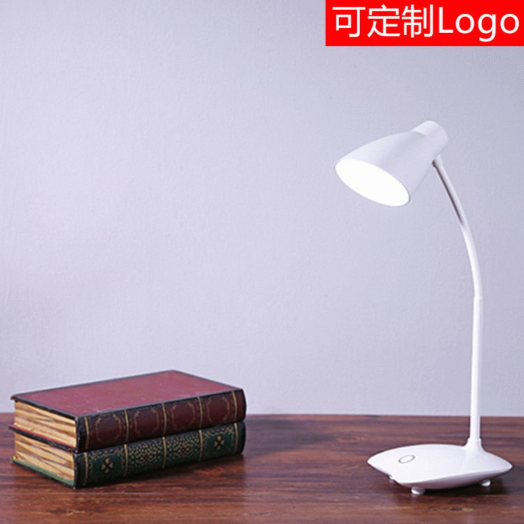 Nordic ins desk lamp for dormitory bedroom, simple, modern and creative charging bedside lamp, gift logo OEM customization details Picture