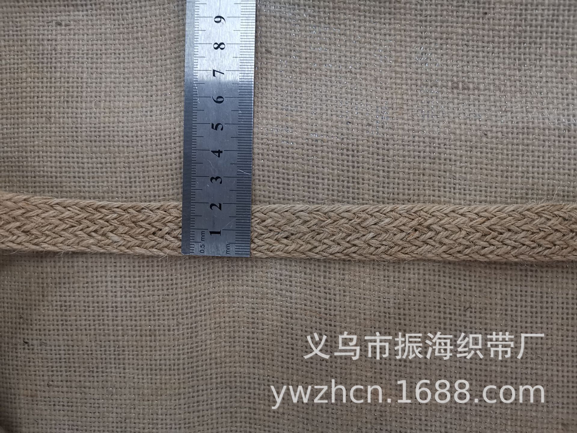 Manufacturers Direct Supply 0.6-9 Cm Diy Craft Decorative Braided Hemp Rope Clothing Accessories Lace Hemp Ribbon Wholesale Specification drawing