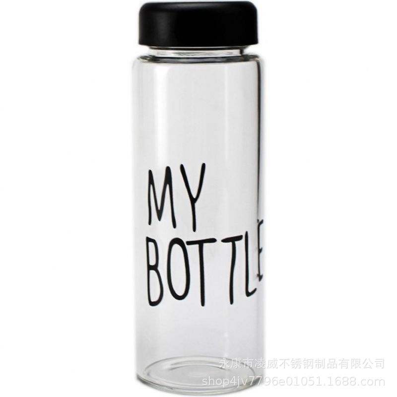 透明my bottle塑料杯AS随行果汁水杯order颜色500毫升塑料瓶logo详情图5