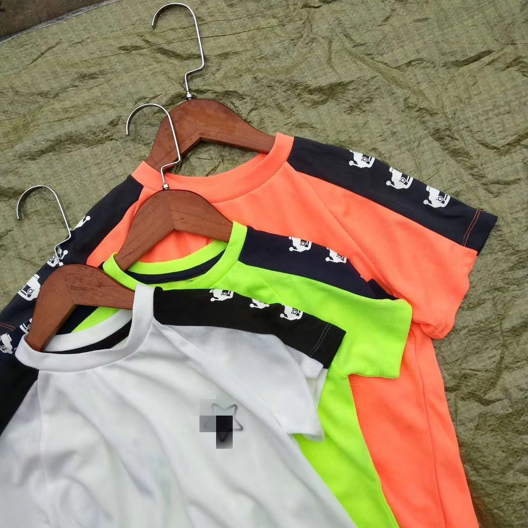 Children's T-shirts 2022 Summer New Foreign Trade export Children's clothing Korean single boys', girls', small and medium-sized children's quick-drying short-sleeved T-shirts are available for wholesale at low prices Specification image