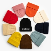 WELLS Autumn and winter knitted hat women's fashion Korean melon skin hat men's cold and warm versatile knitted wool hat