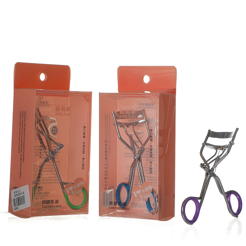 Eyelash curler, long-lasting curling, stainless steel rubber pad, mini eyelash assistant, beginner's beauty makeup tool Item Picture