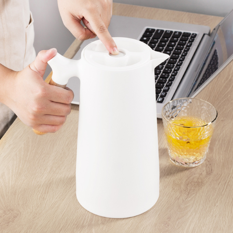 Nordic Thermos Kettle Household Thermos Kettle Glass Inner Flask Thermos Flask Thermos Kettle Coffee Pot 1L Printing Application Scenario