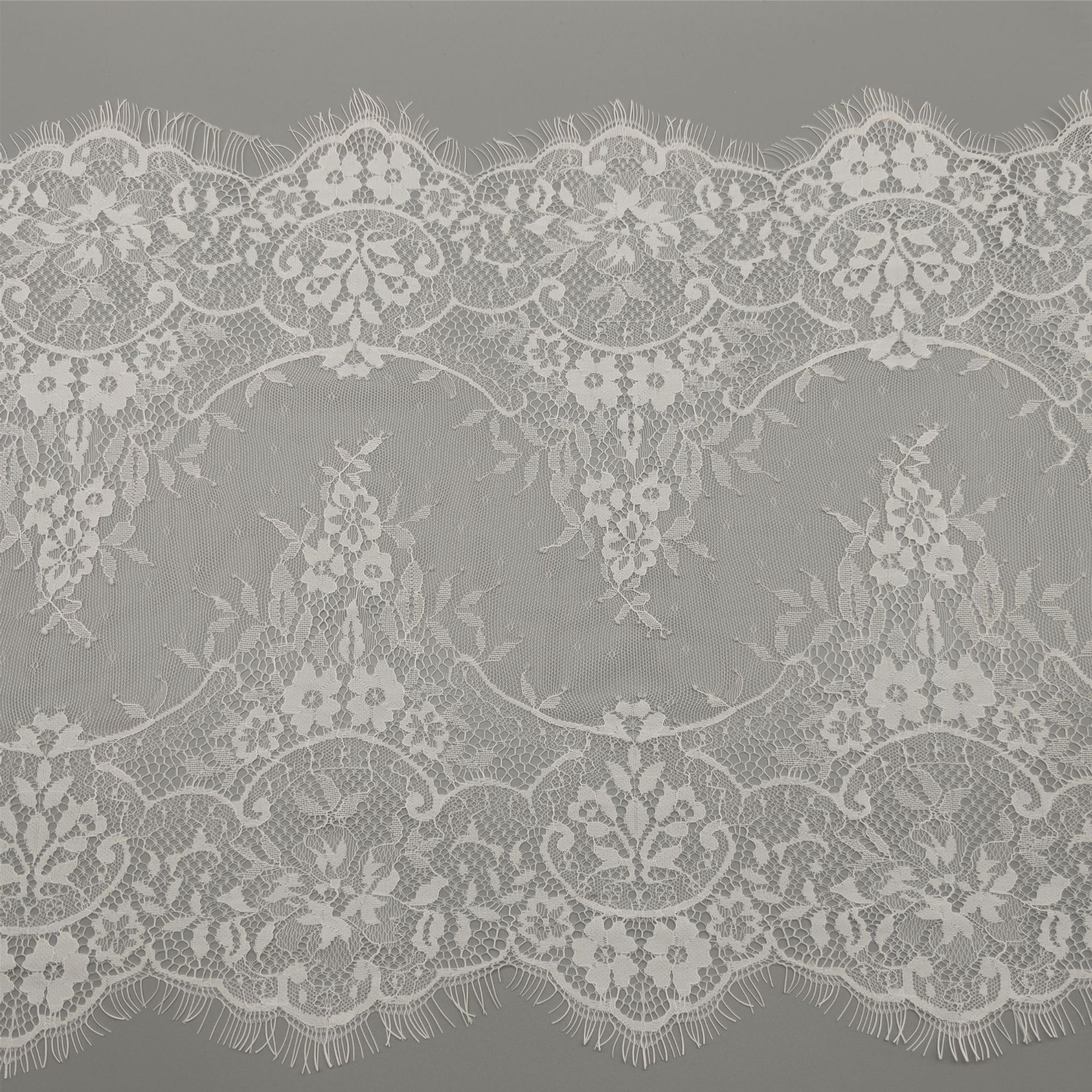 41cm unflappable eyelash lace nylon warp knitted women's dress lace Accessories Eyelash lace bar code lace thumbnail