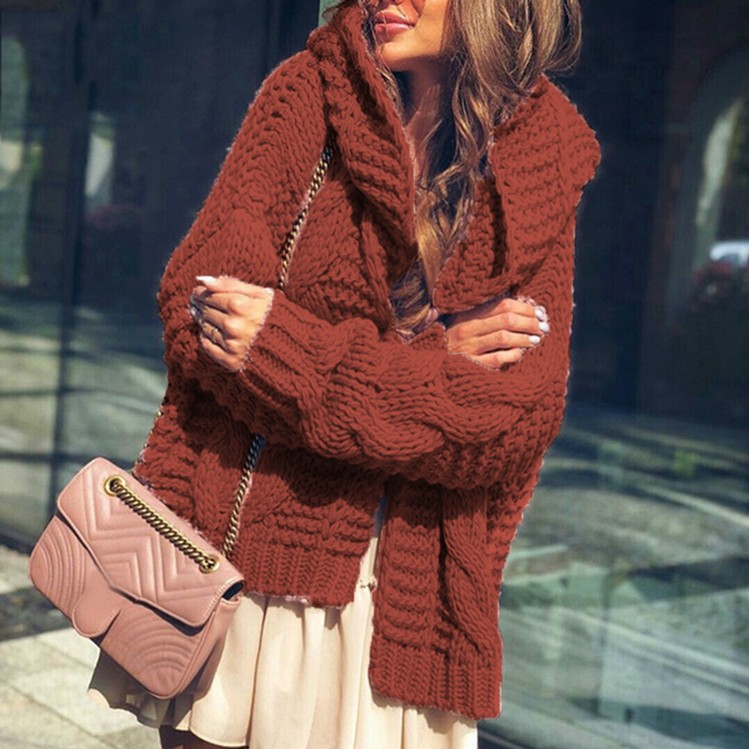 For the autumn and winter of 2025, Amazon's best-selling items include a twisted hat cardigan, a solid-colored, thick-thread knitted sweater with a European and American style, and a sweater for women Specification drawing