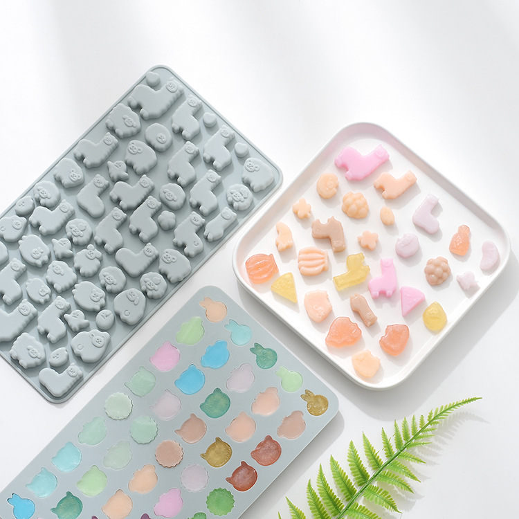 Off-The-Shelf Silicone Baking Mold Can Steam Fudge Homemade Cartoon Water Jelly Chocolate Drop Glue Grinding Tool Specification drawing
