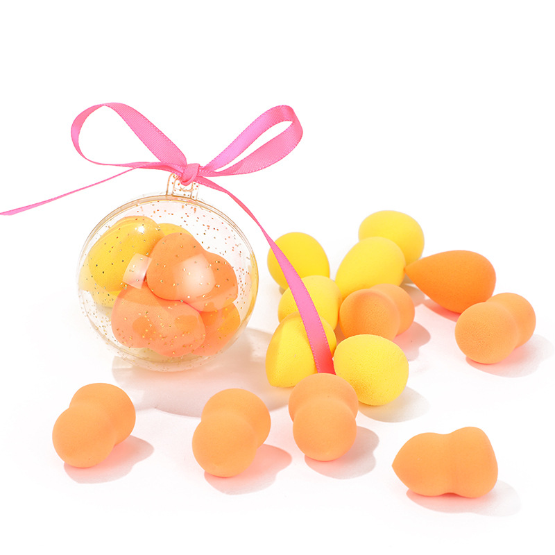 Annina Round Ball Acrylic Beauty Egg Wet And Dry Water Two Big Do Not Eat Powder Water Drop Gourd Powder Puff Item Picture