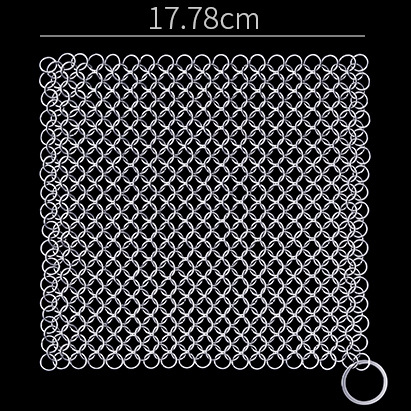 316 Stainless Steel Brush Pan Mesh Kitchen Supplies Steel Ball Dish Washing Machine Can Not Clean Slag Wash Pan Brush Application Scenario
