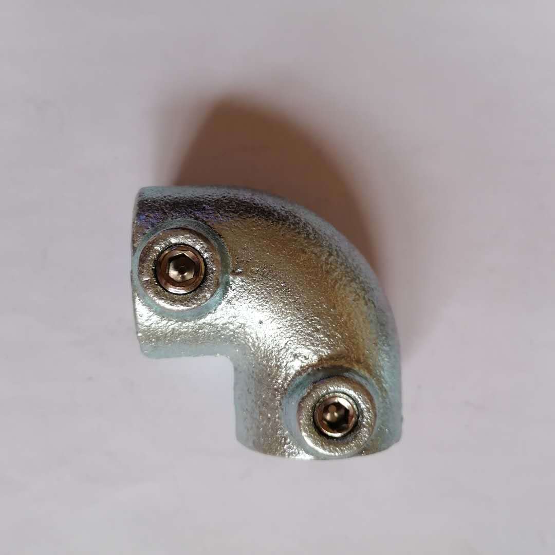 The manufacturer supplies steel pipe connectors, ductile iron guardrail vertical pole joints, frame round pipe connectors
