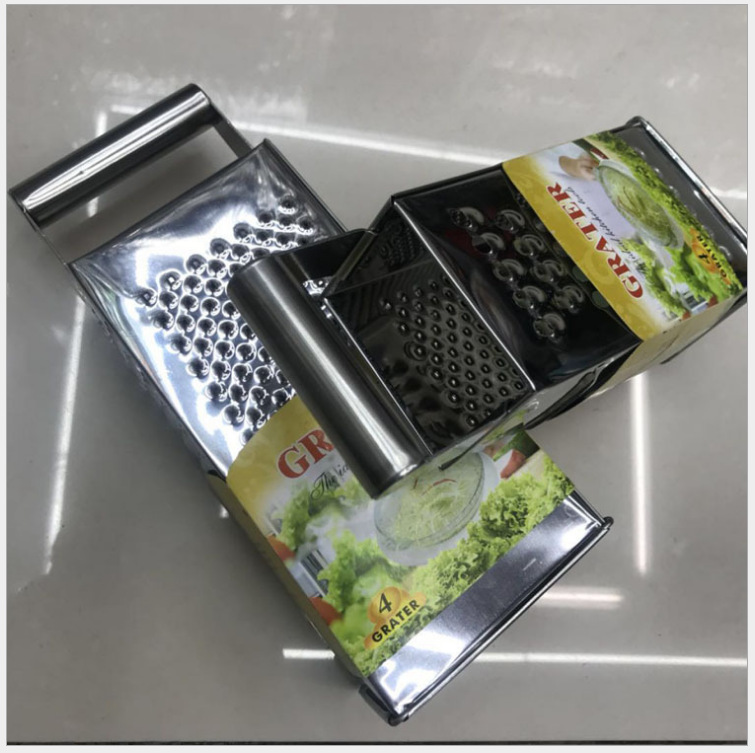 Four round steel handle 8 inch 9 inch planer stainless steel kitchen multi-purpose planer Zhejiang Yiwu factory direct sales details Picture