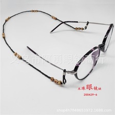 自产订做木珠眼镜挂链饰品电镀不褪色 防滑挂脖不易褪色 环保原木