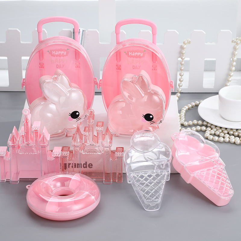 现货儿童皮筋白底实物图