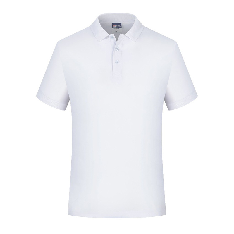 Summer Polo Shirt Work Clothes Custom Printed Logo Cotton Short Sleeve Lapel Cultural Advertising Shirt Printed Word T-Shirt Embroidery Item Picture