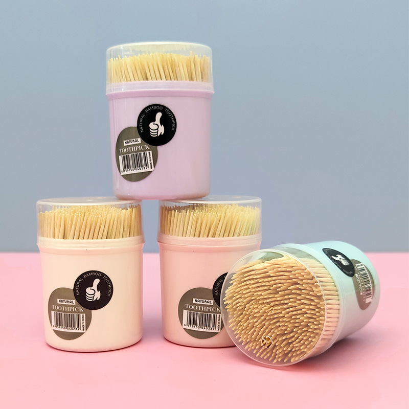一次性双头竹制细牙签便携家用独立包装家居生活用品剔牙挑牙神器