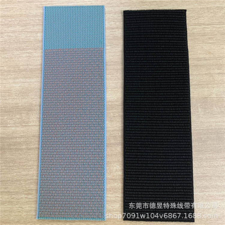 Deyu Webbing Manufacturer Magic Wool Nylon Elastic 50Mm Sports Wrist Strap Protector Elastic Strap Specification drawing