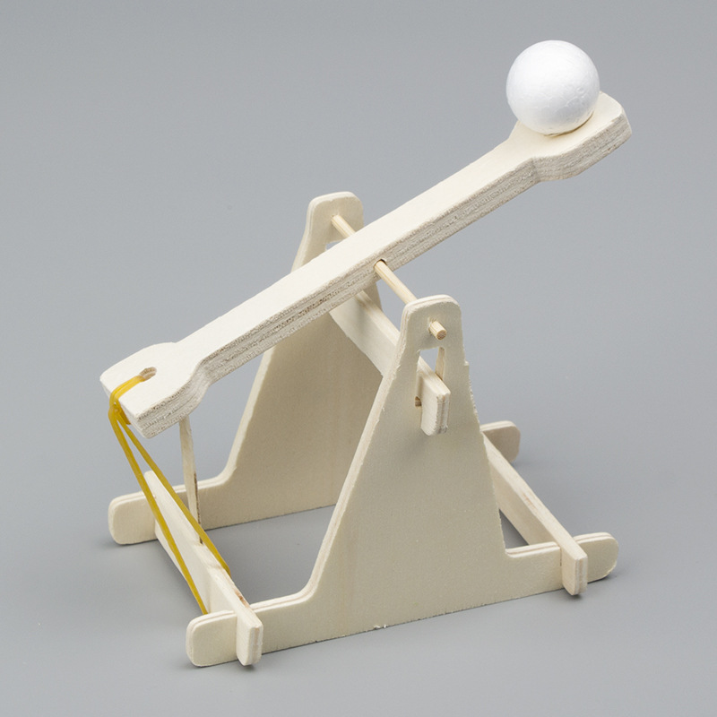 Wooden Trebuchet Technology Small Invention Diy Material Throwing Ancient Trebuchet Siege Trebuchet Application Scenario