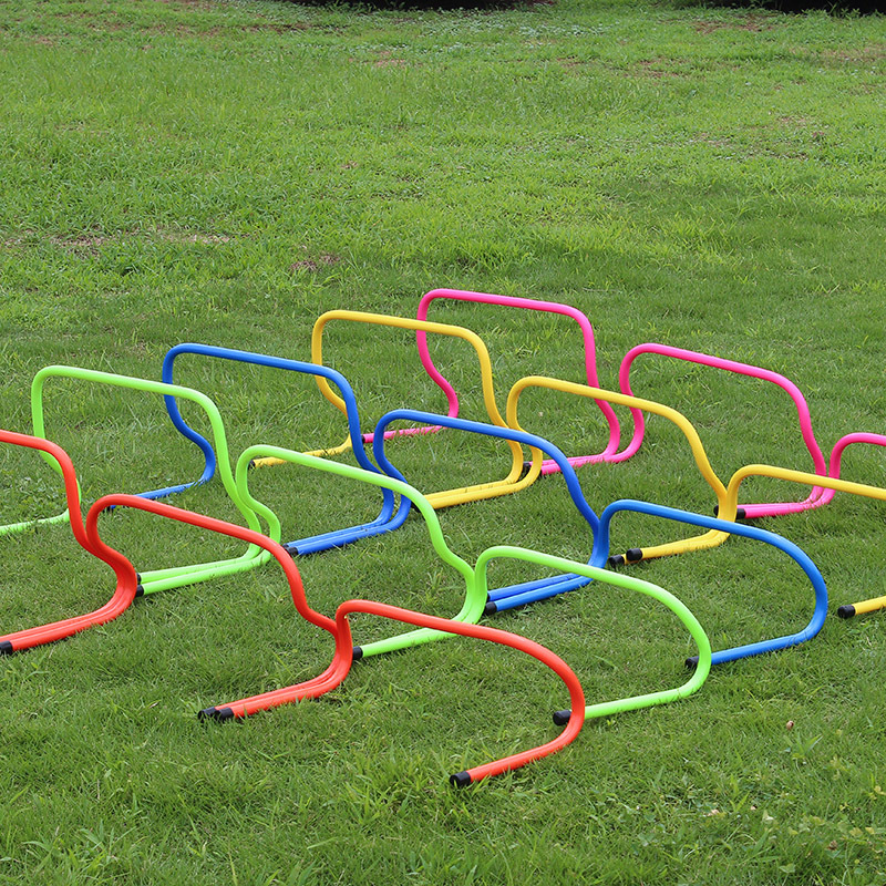Football training hurdles, curved jumping hurdles, football training equipment, jumping ladder, jumping training, small hurdles, hurdles