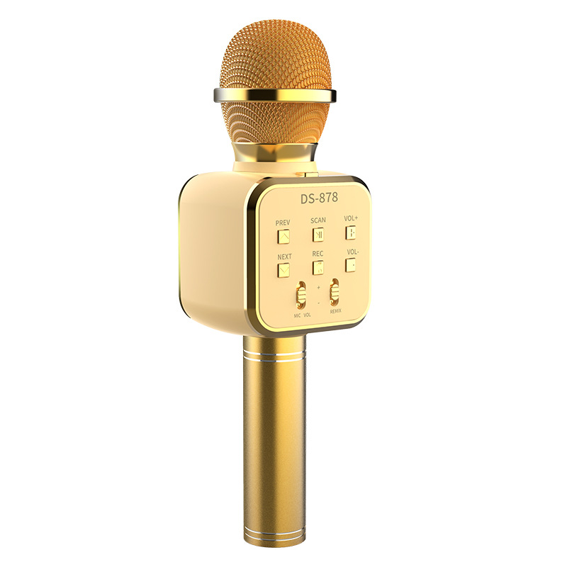 DS878 Children's microphone speaker, Macaron wireless Bluetooth microphone. Small batch, logo can be added Application Scenario