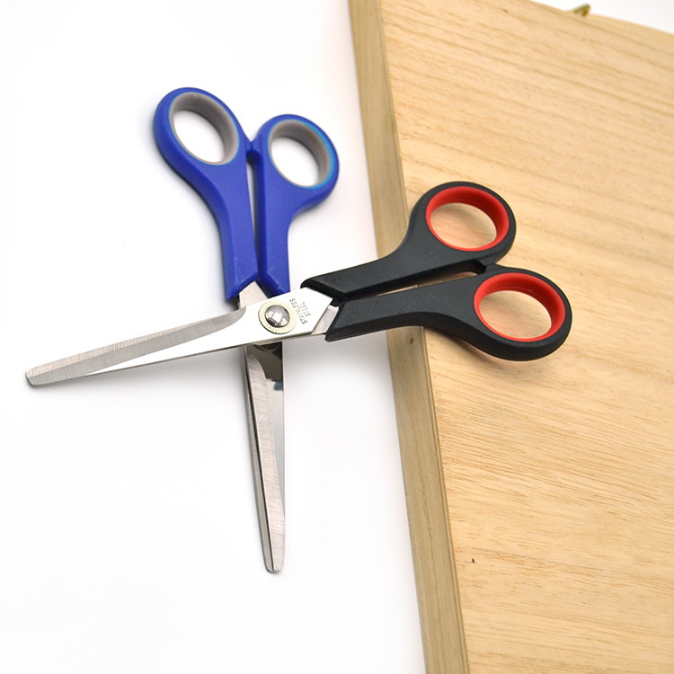 Office supplies scissors Household rubber paper-cutting knife Office stationery scissors student tailor paper-cutting knife dedicated details Picture