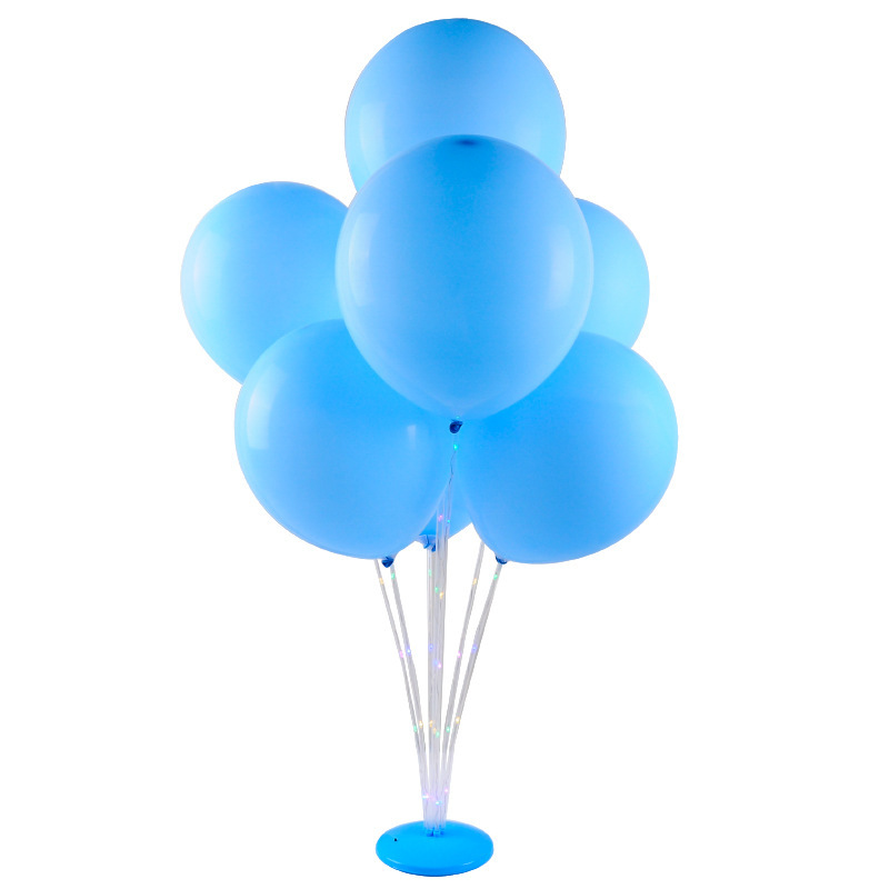 Balloon illuminated table with light, floating column support, wedding and birthday decoration supplies, party balloon table decoration set Item Picture