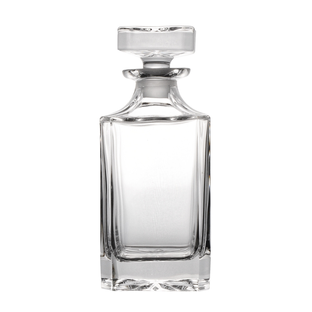 750Ml Decorated Crystal Glass Empty Wine Bottles Thickened Whiskey Wine Bottles Item Picture